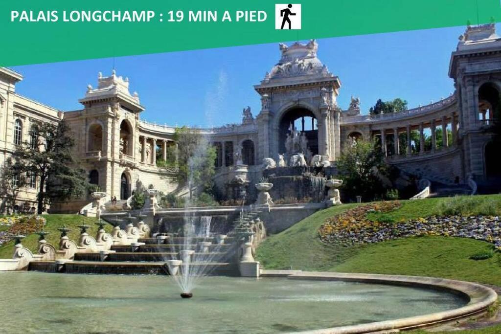 Climatise Gare Stcharles 4 Chambres Grand Balcon / Experience-Immo Marselha Exterior foto